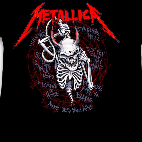 Metllica Other - New Seal Unisex Men Size Medium 72 seasons Design With MUYA Bandanna.